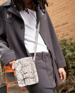 Dr. Martens Slangenprint Leren Verticale Schoudertas^ACCESSORIES Accessoires Sale|Tassen