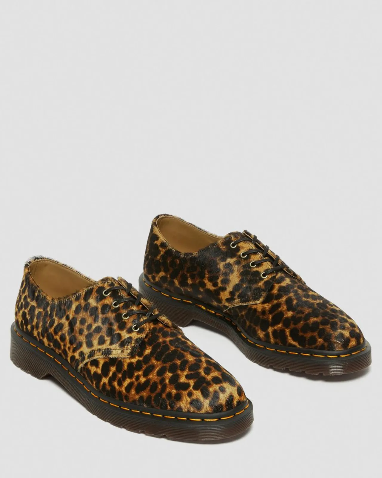 Dr. Martens Smiths Haar op Luipaard Print Schoenen^MENS Heren Sale|Originals