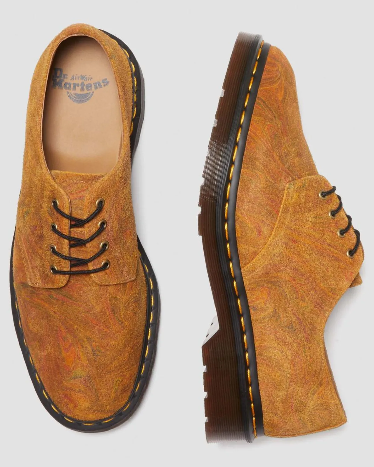 Dr. Martens Smiths Marmer Suède Schoenen^UNISEX Heren Sale|Originals
