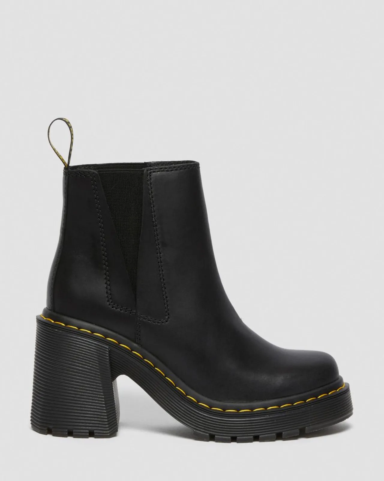 Dr. Martens Spence Leren Chelsea Boots met Uitlopende Hak^WOMENS Hakken|Enkellaarzen