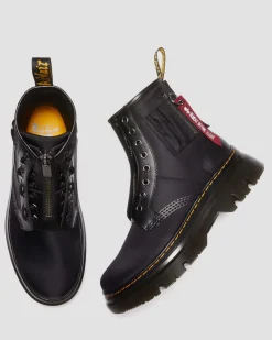 Dr. Martens TARIK ALPHA INDUSTRIES LEREN & NYLON LAARS^UNISEX Nieuw Binnen|Trending Stijlen