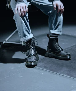 Dr. Martens TARIK ALPHA INDUSTRIES LEREN & NYLON LAARS^UNISEX Nieuw Binnen|Trending Stijlen