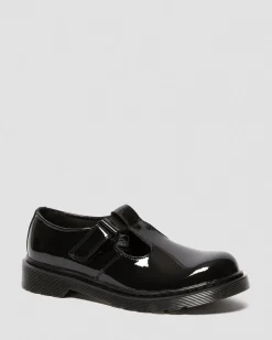 Dr. Martens TIENER AILIS LAKLEER LAMPER^KIDS Sale Voor Kinderen|Meisjes Schoolschoenen