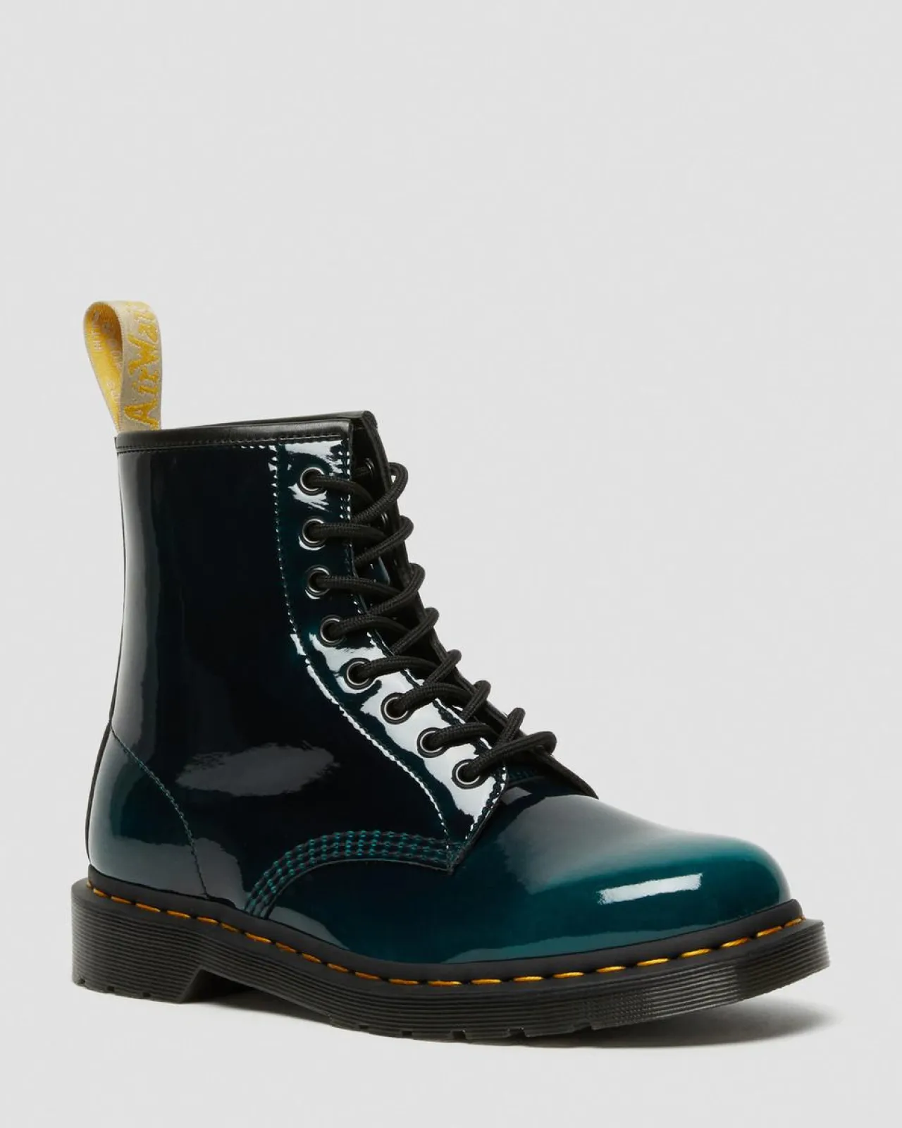 Dr. Martens Vegan 1460 Glanzende Veterlaarzen^UNISEX Heren Sale|Laarzen