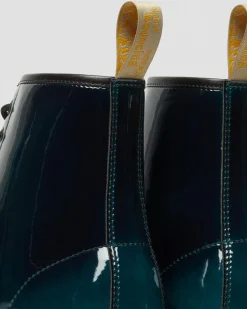 Dr. Martens Vegan 1460 Glanzende Veterlaarzen^UNISEX Heren Sale|Laarzen