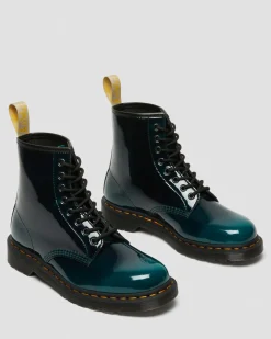 Dr. Martens Vegan 1460 Glanzende Veterlaarzen^UNISEX Heren Sale|Laarzen
