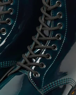 Dr. Martens Vegan 1460 Glanzende Veterlaarzen^UNISEX Heren Sale|Laarzen