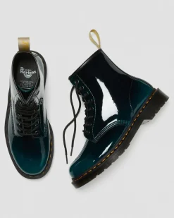 Dr. Martens Vegan 1460 Glanzende Veterlaarzen^UNISEX Heren Sale|Laarzen