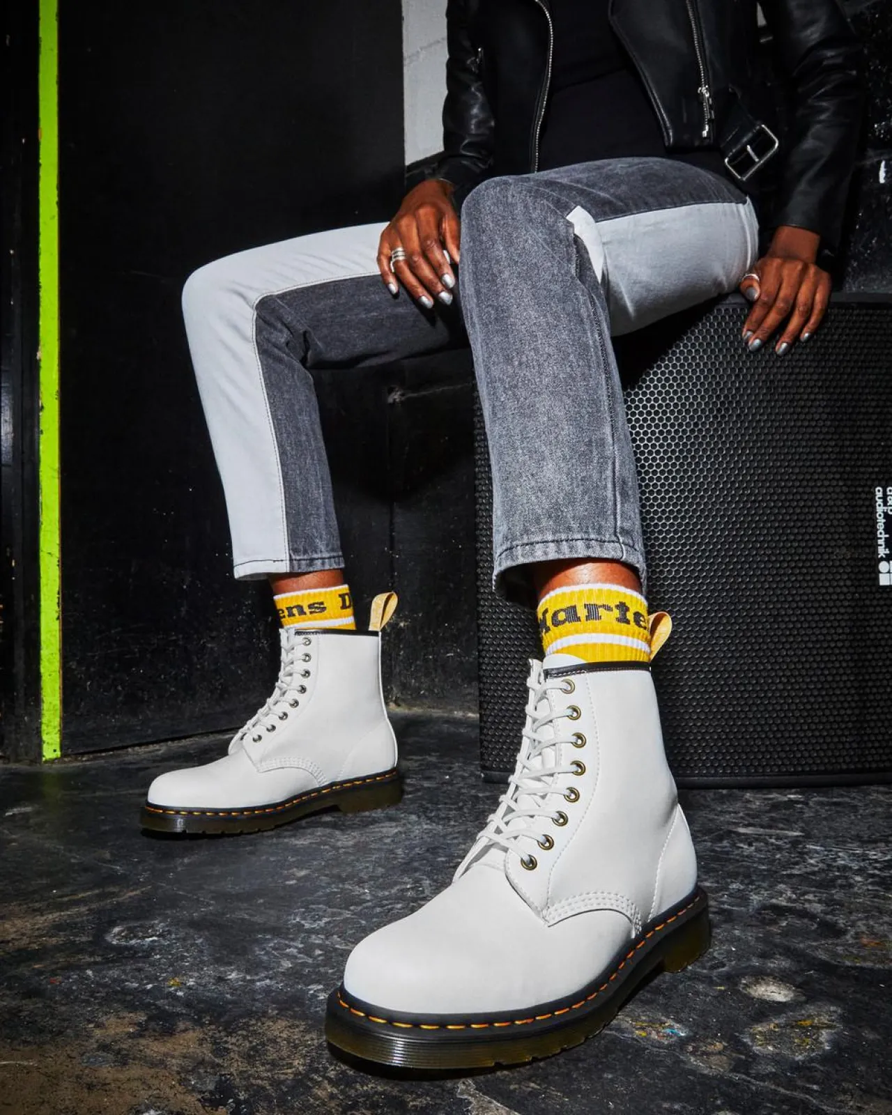 Dr. Martens Vegan 1460 Kemble Veterlaarzen^WOMENS Heren Sale|Laarzen