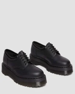 Dr. Martens Vegan 8053 Quad Mono Leren Schoenen^UNISEX Originals|Veterschoenen