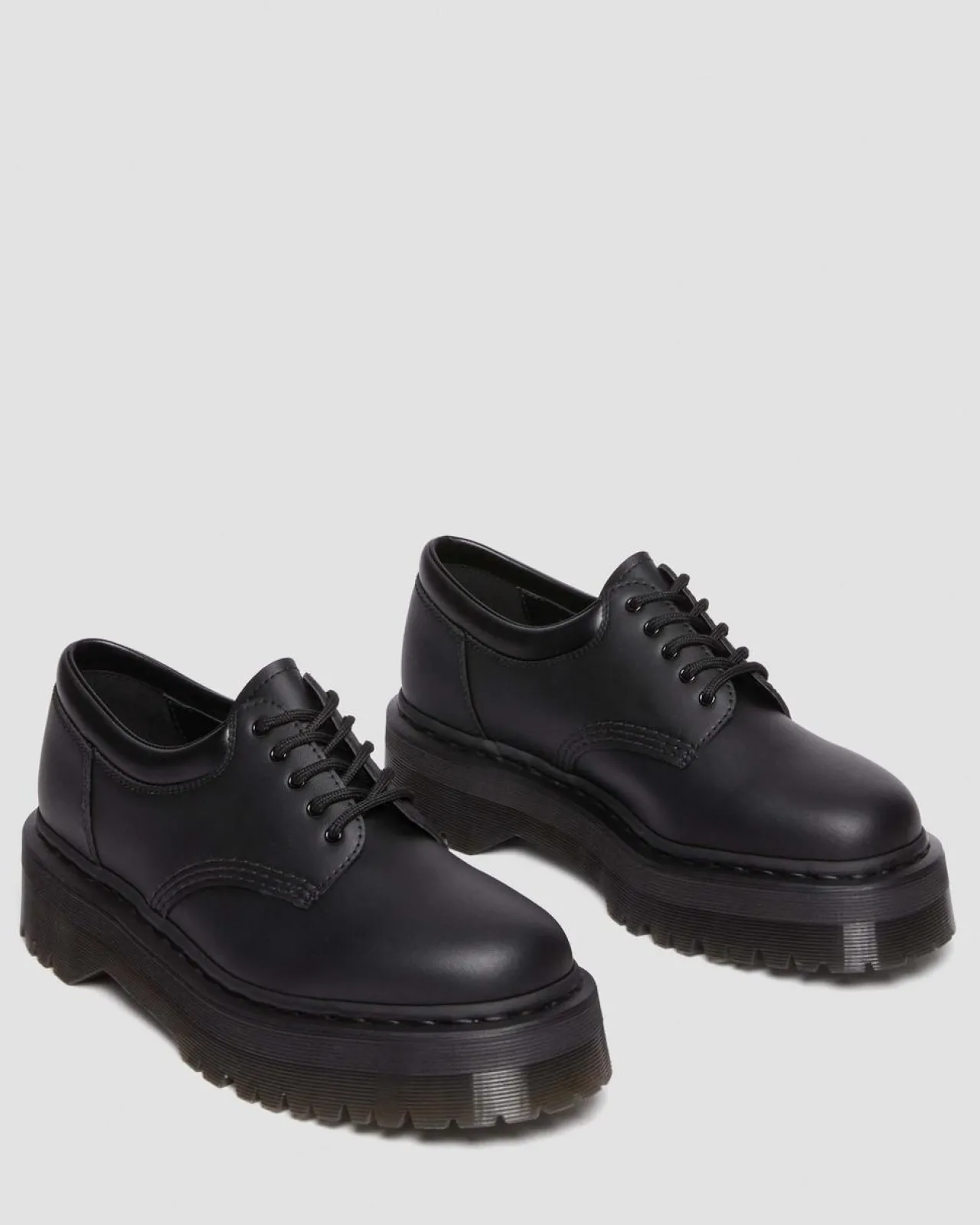 Dr. Martens Vegan 8053 Quad Mono Leren Schoenen^UNISEX Originals|Veterschoenen