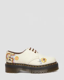 Dr. Martens Vegan 1461 Retro Ray Canvas Platform Schoenen^UNISEX Heren Sale|Trending Stijlen