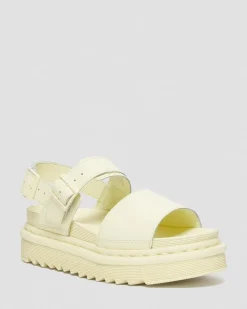 Dr. Martens Voss Hydro Leren Sandalen met Band^WOMENS Platform Sandalen|Sandalen