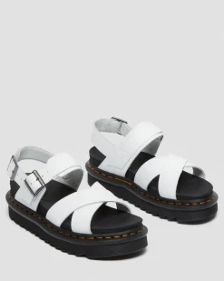 Dr. Martens Voss II Hydro Leren Sandalen met Band^WOMENS Lichte Sandalen|Sandalen