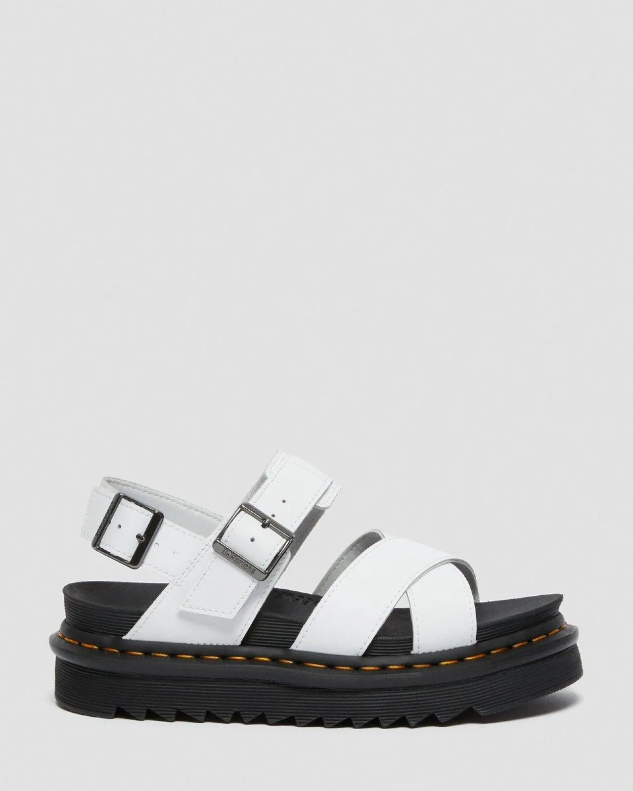 Dr. Martens Voss II Hydro Leren Sandalen met Band^WOMENS Lichte Sandalen|Sandalen