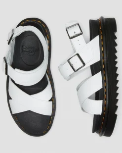 Dr. Martens Voss II Hydro Leren Sandalen met Band^WOMENS Lichte Sandalen|Sandalen